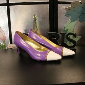 Deep Orchid St. John Dress Heels (CLEARANCE)